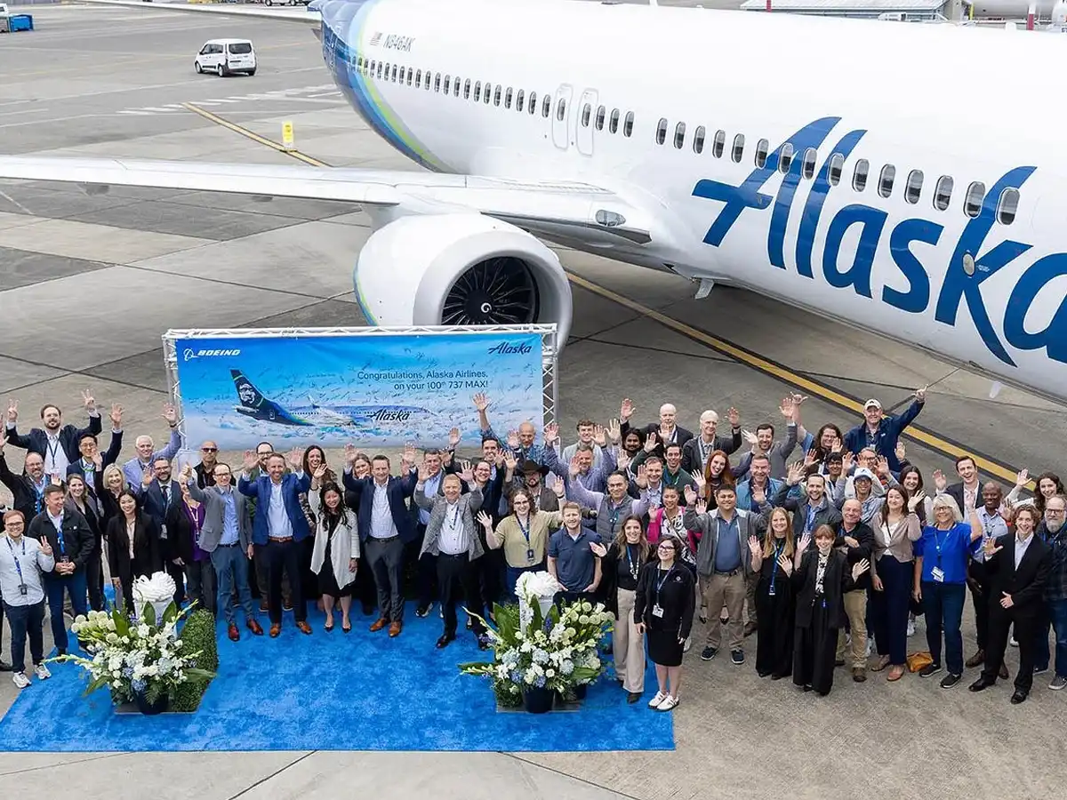 Alaska Airlines receives 100th 737 MAX