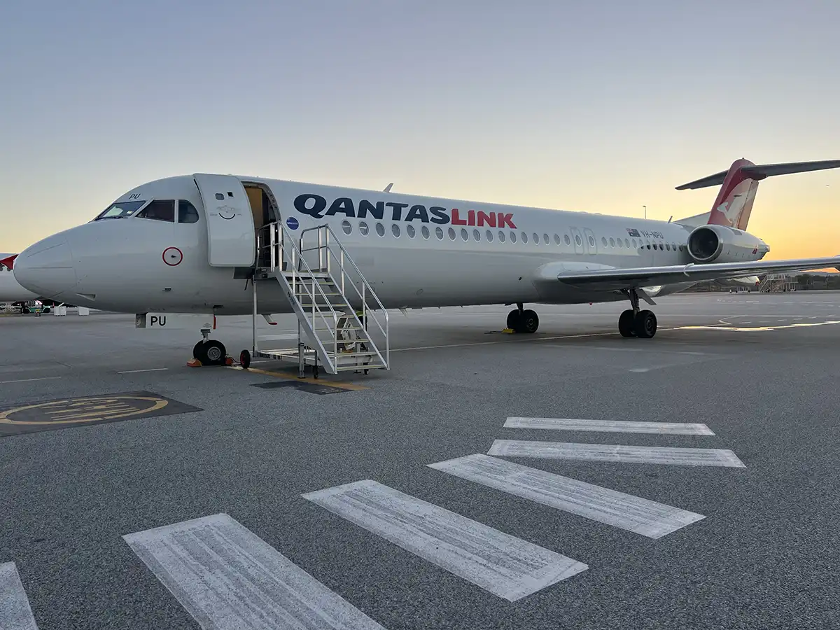 QantasLink Fokker F100 lands a new role