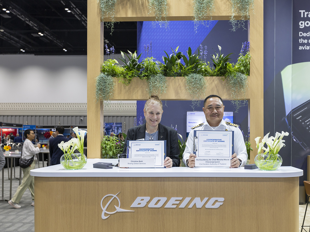Boeing and Thailands Civil Aviation Authority Collaborate