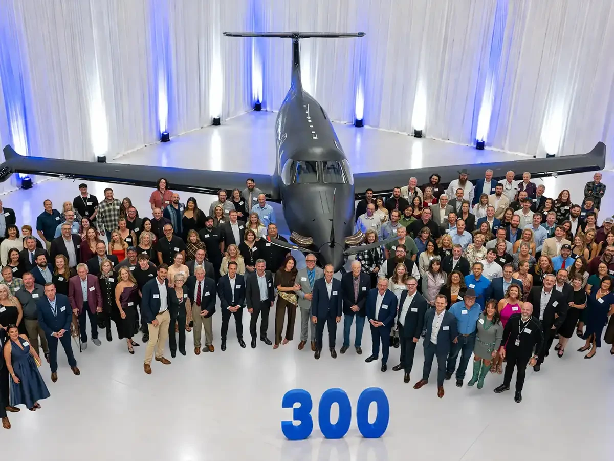 Western Aircraft Celebrates 300th PC-12 Delivery