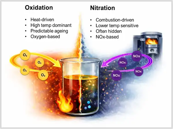 Like oxidation, nitration cannot be eliminated. 