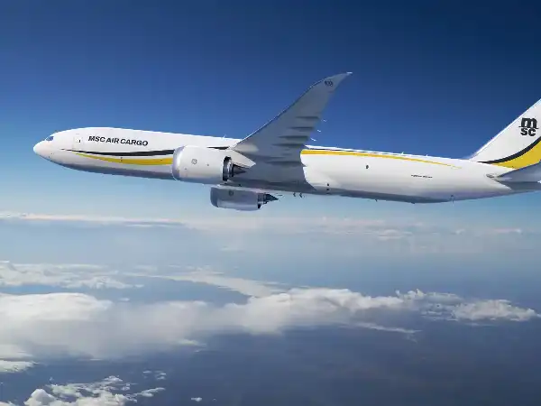 The previously unidentified order is MSC Air Cargo's first for the 777-8 Freighter. 